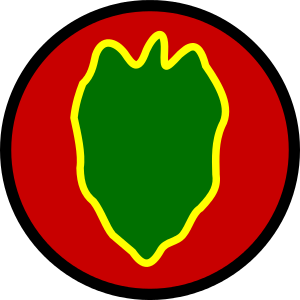 PJ Dermer Military Badge 24th Infantry Division Command Insignia PJ Dermer Military Badge 24th Infantry Division Command Insignia