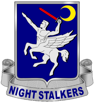 PJ Dermer Military Badge Nightstalker Crest Insignia PJ Dermer Military Badge Nightstalker Crest Insignia